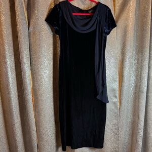 Blue Velvet Church (or cocktail!) Dress!